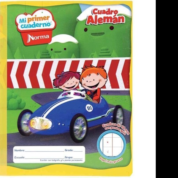 CUADERNO PREESC. C.ALEMAN NORMA 581742 C14MM COS. 50H. PZA